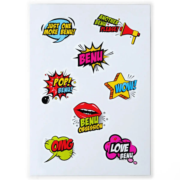 BENU Pop Art Sticker Pack