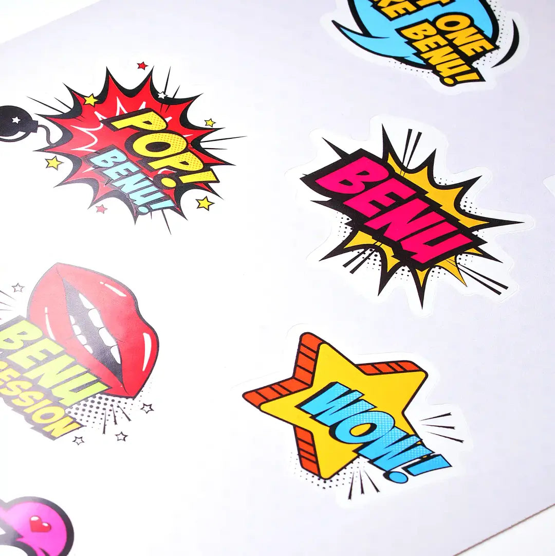 BENU Pop Art Sticker Pack