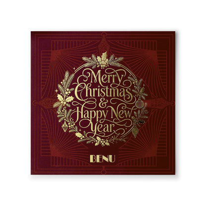 BENU Christmas Cheer Geschenkset mit Christmas Punch Füllfederhalter – Grußkarte