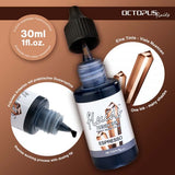 Octopus Fluids Resin Ink Espresso Transparentes Braun