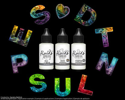 Octopus Fluids Resin Ink Set Weiß Alcohol Ink für Gießharz