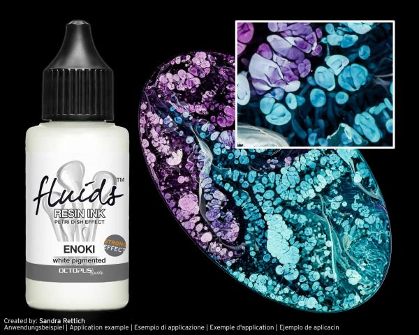 Octopus Fluids Resin Ink Set Weiß Alcohol Ink für Gießharz
