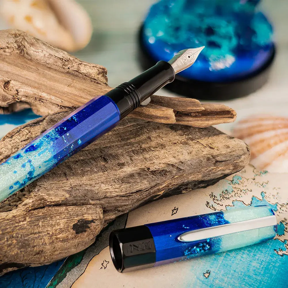 Stylo plume BENU Euphoria gunmetal, Big wave