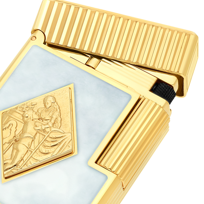 ST Dupont Lighter Ligne 1 Romeo Y Julieta, Ltd. Edt., White