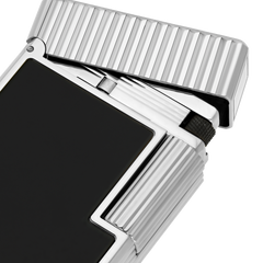 ST Dupont Feuerzeug Ligne 1 Ligne 1, Palladium, Schwarz