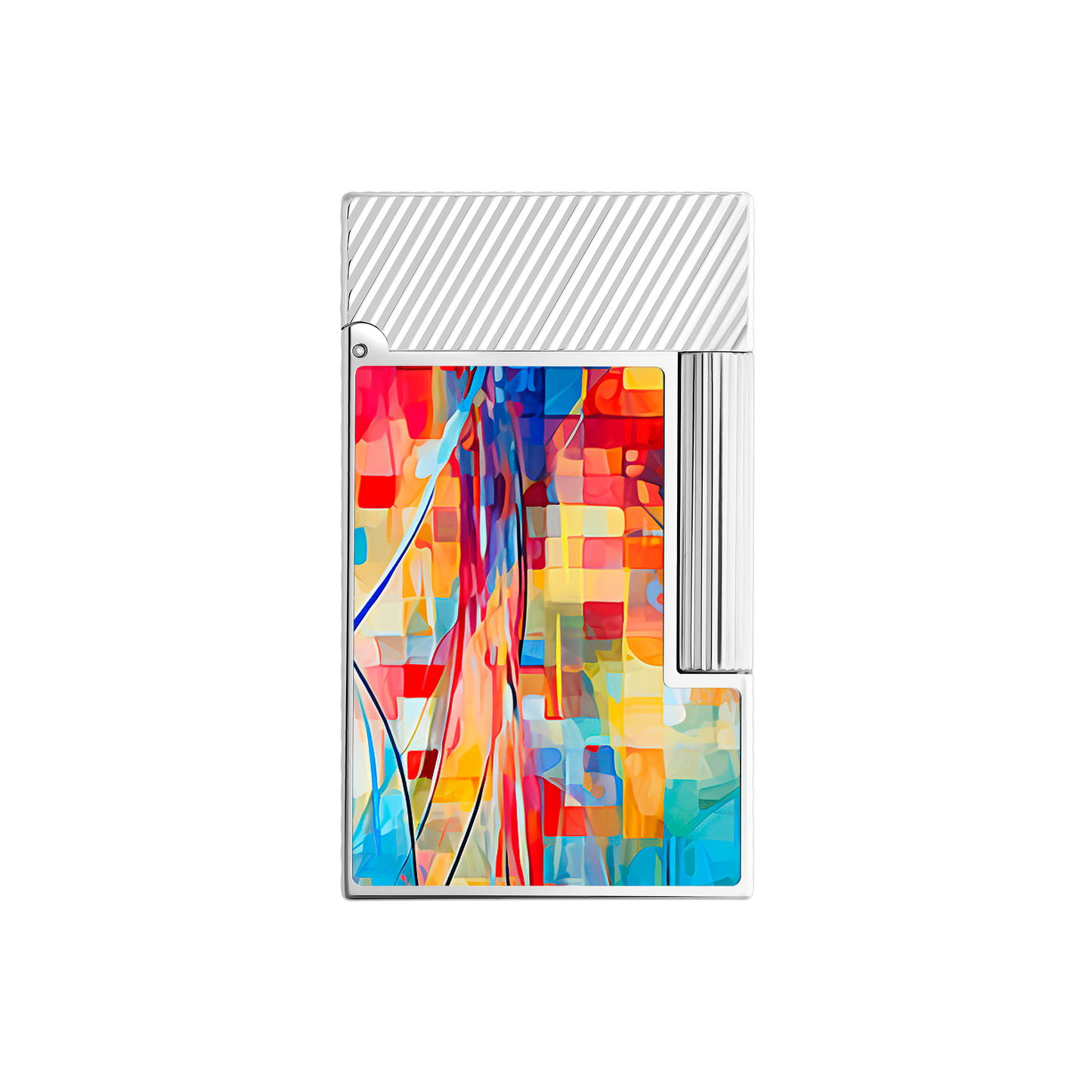 ST Dupont Feuerzeug Ligne 2 Graffiti, Palladium, Ltd. Edt., Multicolor