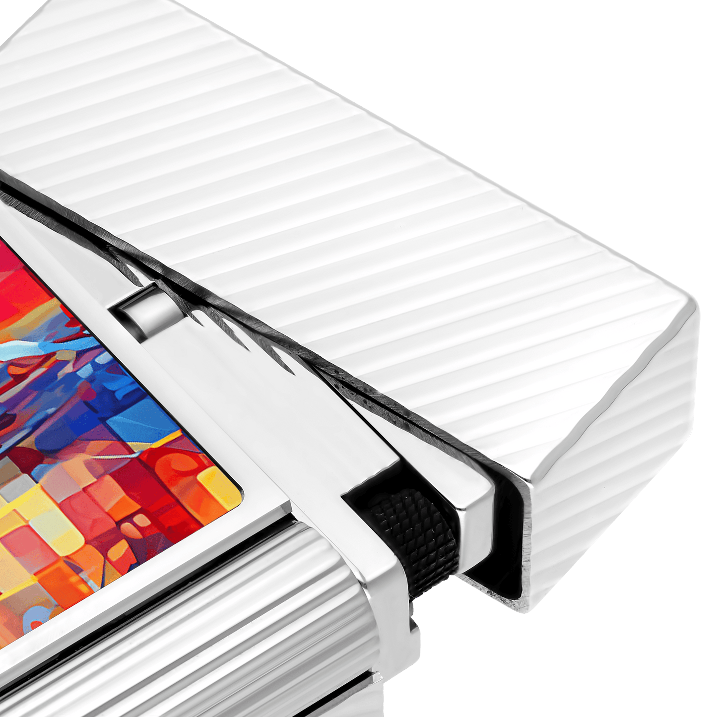 ST Dupont Feuerzeug Ligne 2 Graffiti, Palladium, Ltd. Edt., Multicolor