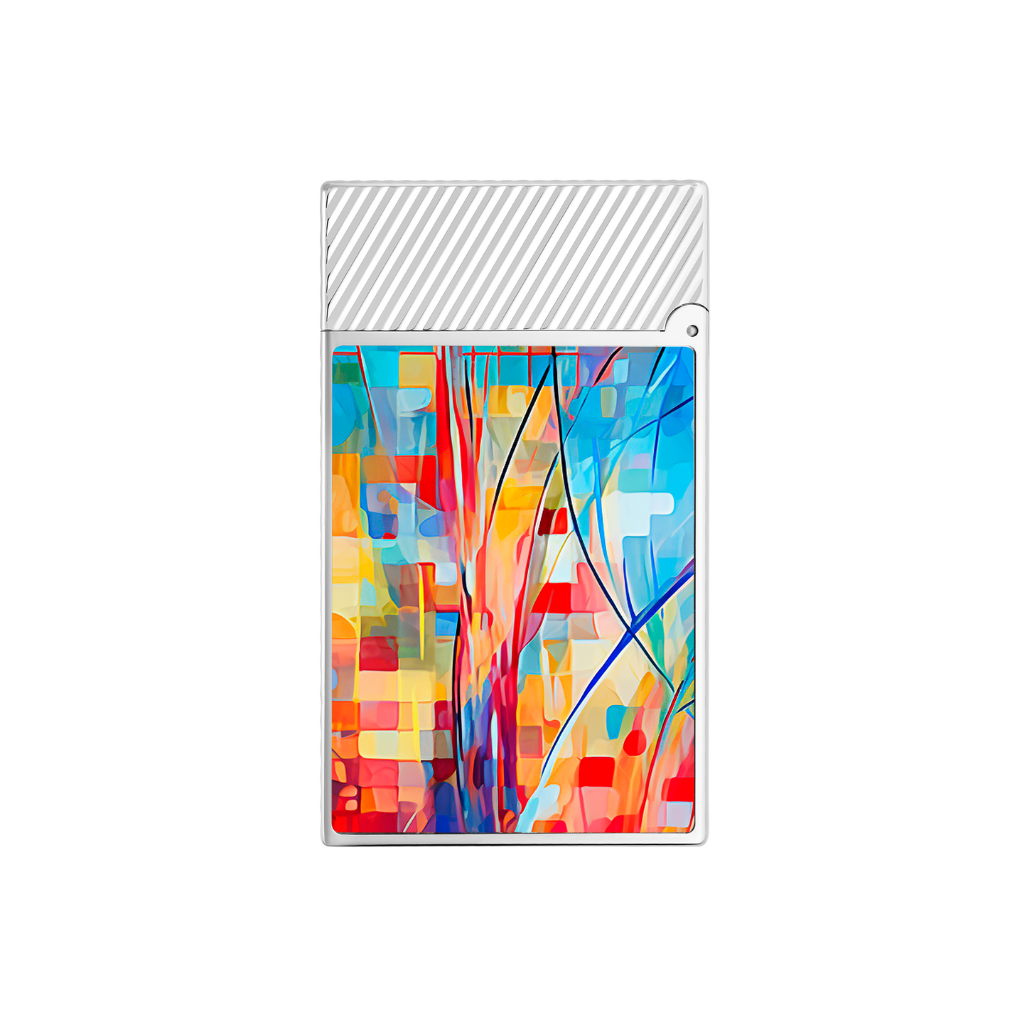 ST Dupont Feuerzeug Ligne 2 Graffiti, Palladium, Ltd. Edt., Multicolor