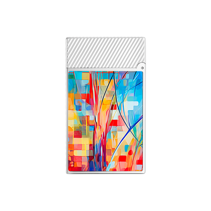 ST Dupont Feuerzeug Ligne 2 Graffiti, Palladium, Ltd. Edt., Multicolor