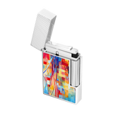 ST Dupont Feuerzeug Ligne 2 Graffiti, Palladium, Ltd. Edt., Multicolor