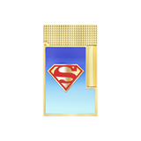 ST Dupont Feuerzeug Ligne 2 DC Comics, Palladium, Ltd. Edt., Blau