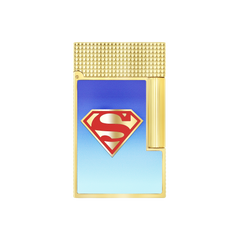 ST Dupont Feuerzeug Ligne 2 DC Comics, Palladium, Ltd. Edt., Blau