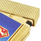 ST Dupont Feuerzeug Ligne 2 DC Comics, Palladium, Ltd. Edt., Blau