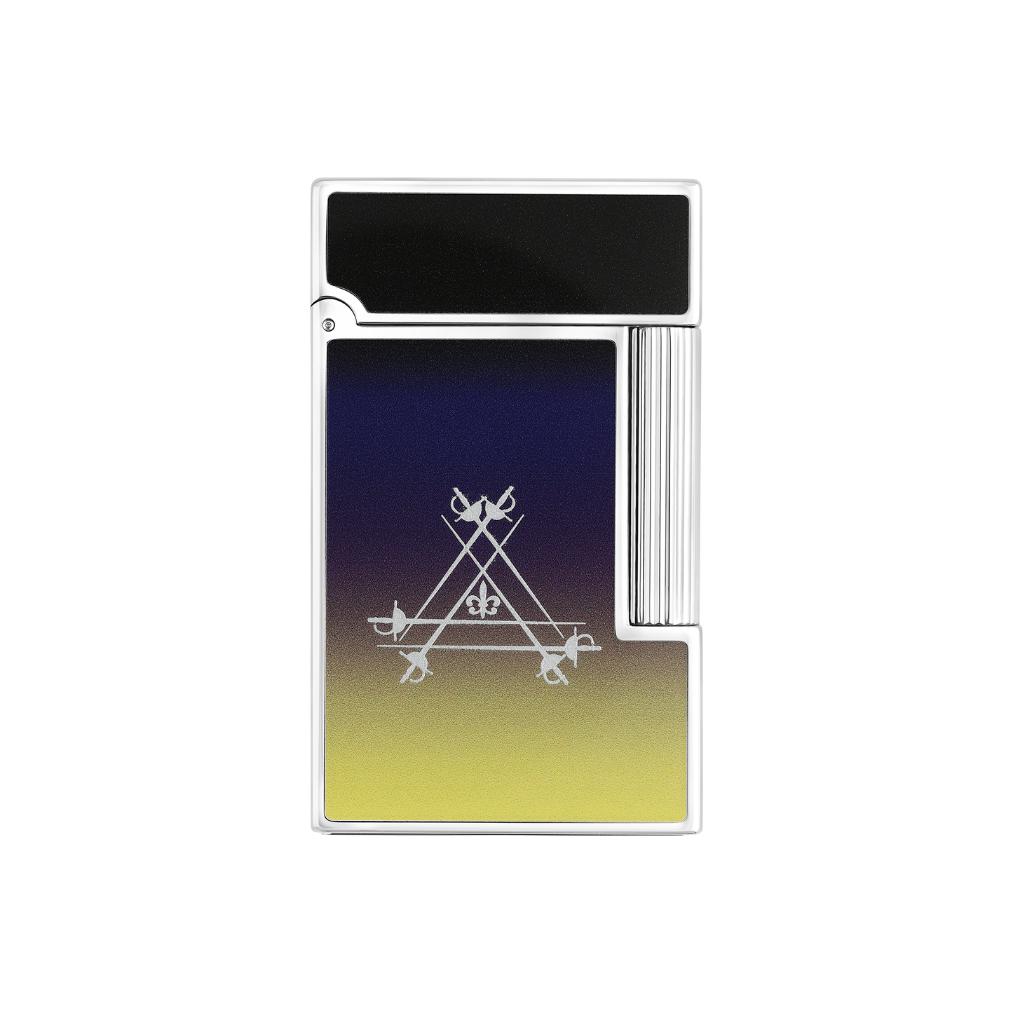 ST Dupont Feuerzeug Ligne 2 Ligne 2, Palladium, Ltd. Edt., Dark-blue