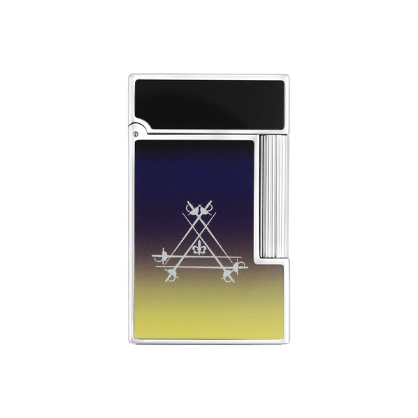ST Dupont Feuerzeug Ligne 2 Ligne 2, Palladium, Ltd. Edt., Dark-blue