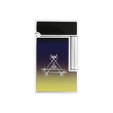 ST Dupont Feuerzeug Ligne 2 Ligne 2, Palladium, Ltd. Edt., Dark-blue