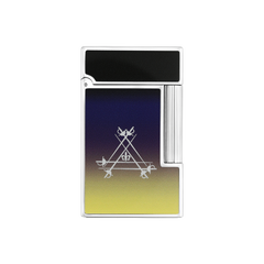 ST Dupont Feuerzeug Ligne 2 Ligne 2, Palladium, Ltd. Edt., Dark-blue