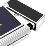 ST Dupont Feuerzeug Ligne 2 Ligne 2, Palladium, Ltd. Edt., Dark-blue