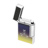 ST Dupont Feuerzeug Ligne 2 Ligne 2, Palladium, Ltd. Edt., Dark-blue