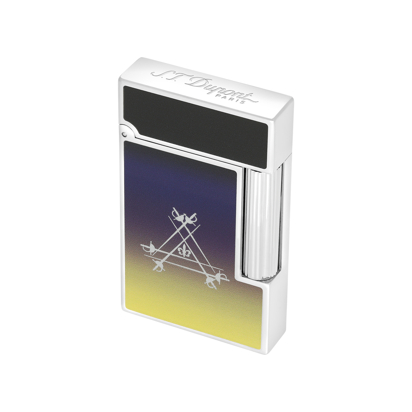 ST Dupont Feuerzeug Ligne 2 Ligne 2, Palladium, Ltd. Edt., Dark-blue