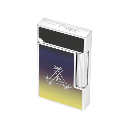 ST Dupont Feuerzeug Ligne 2 Ligne 2, Palladium, Ltd. Edt., Dark-blue