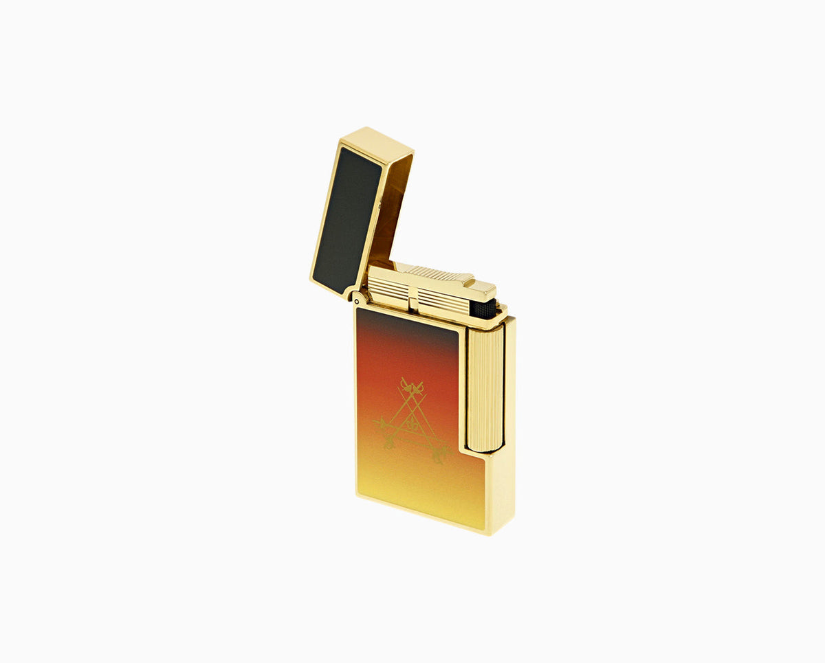 ST Dupont Ligne 2 Lighter Ligne 2, Ltd. Edt., Orange