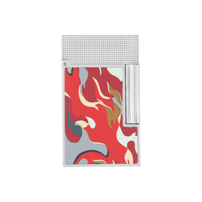 ST Dupont Ligne 2 Camo Lighter, Ltd. Edt., Red