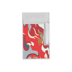 ST Dupont Feuerzeug Ligne 2 Camo, Ltd. Edt., Rot