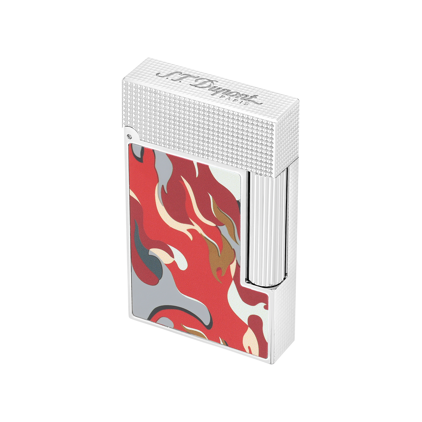ST Dupont Ligne 2 Camo Lighter, Ltd. Edt., Red