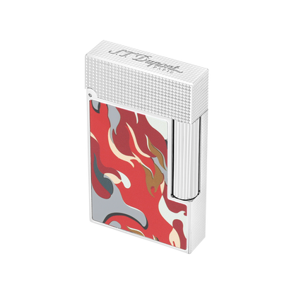 ST Dupont Ligne 2 Camo Lighter, Ltd. Edt., Red
