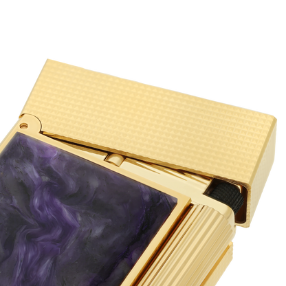 ST Dupont Feuerzeug Ligne 2 Stones Of Fortune, Ltd. Edt., Violet