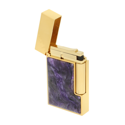 ST Dupont Feuerzeug Ligne 2 Stones Of Fortune, Ltd. Edt., Violet