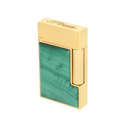 ST Dupont Feuerzeug Ligne 2 Stones Of Fortune, Ltd. Edt., Grün