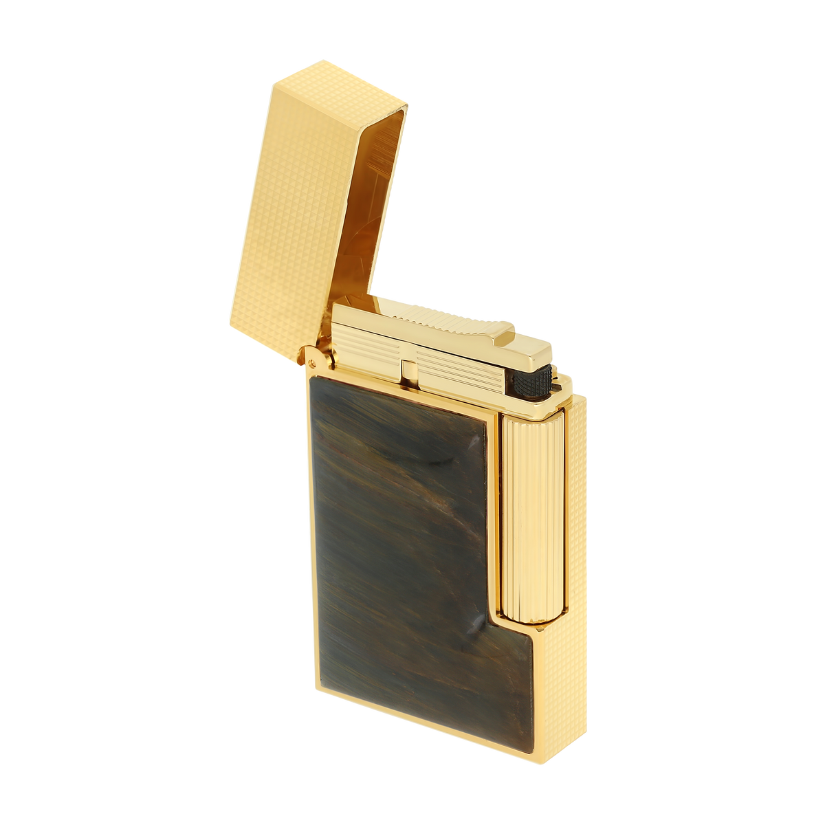 ST Dupont Feuerzeug Ligne 2 Stones Of Fortune, Ltd. Edt., Brown
