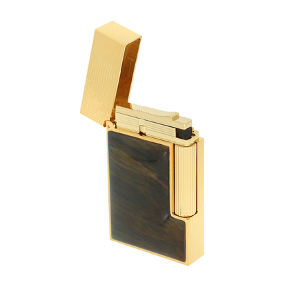 ST Dupont Feuerzeug Ligne 2 Stones Of Fortune, Ltd. Edt., Brown