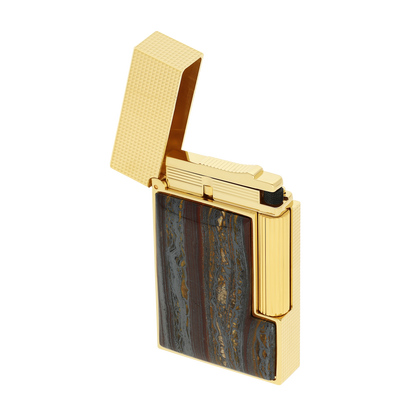 ST Dupont Feuerzeug Ligne 2 Stones Of Fortune, Ltd. Edt., Brown
