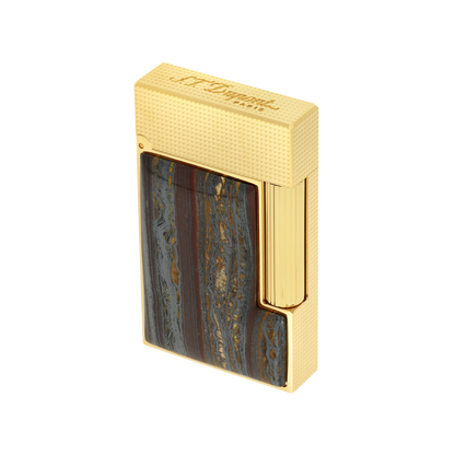 ST Dupont Feuerzeug Ligne 2 Stones Of Fortune, Ltd. Edt., Brown