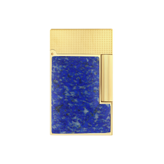 ST Dupont Feuerzeug Ligne 2 Stones Of Fortune, Palladium, Ltd. Edt., Blau