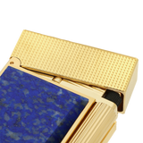 ST Dupont Feuerzeug Ligne 2 Stones Of Fortune, Palladium, Ltd. Edt., Blau