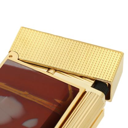 ST Dupont Feuerzeug Ligne 2 Stones Of Fortune, Ltd. Edt., Rot