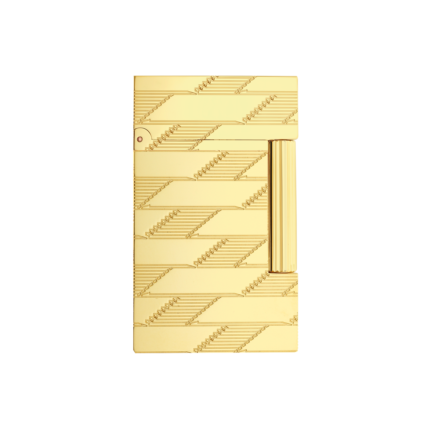 ST Dupont Ligne 2 Monogram Lighter, Ltd. Edt., Golden