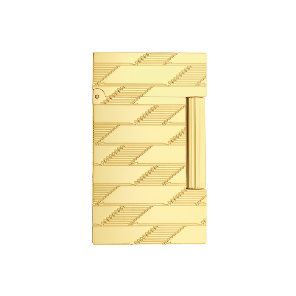 ST Dupont Feuerzeug Ligne 2 Monogram, Ltd. Edt., Golden