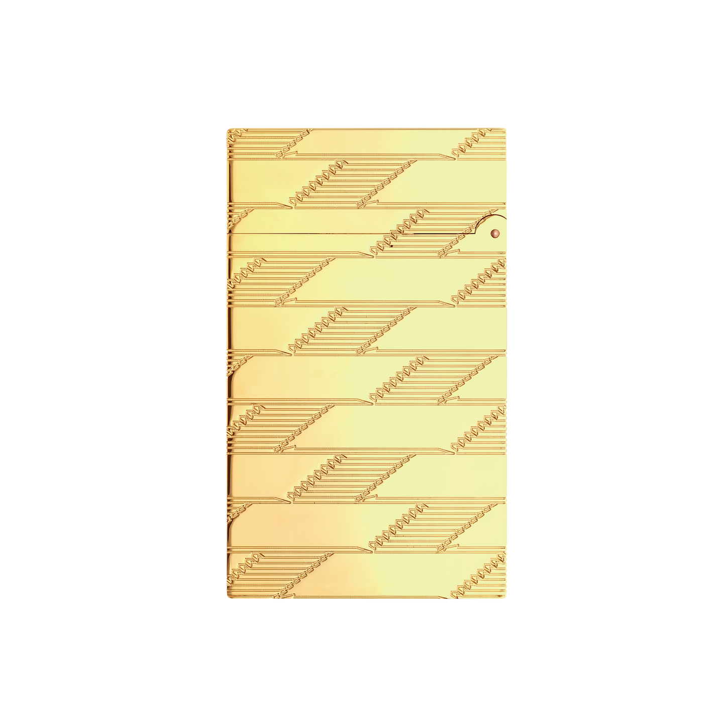 ST Dupont Ligne 2 Monogram Lighter, Ltd. Edt., Golden