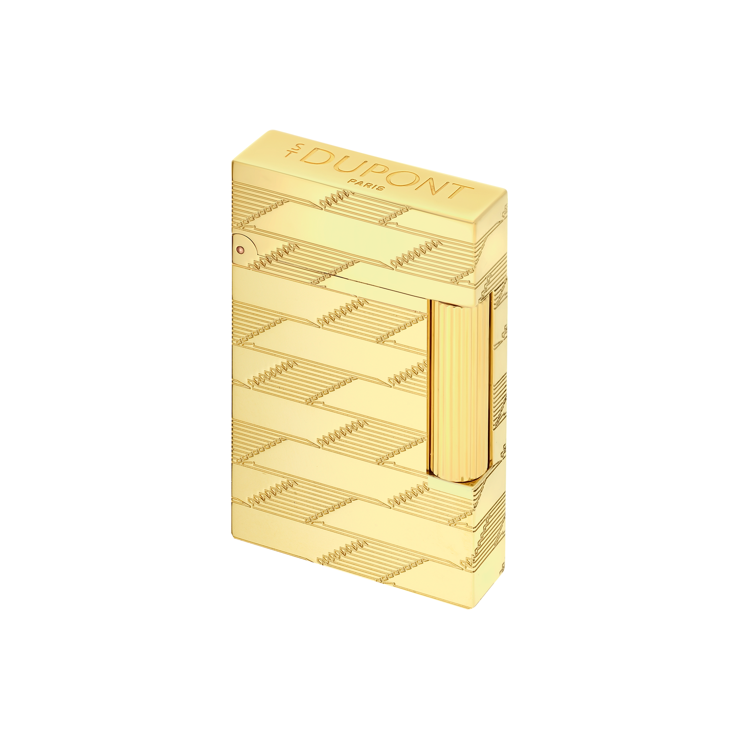 ST Dupont Ligne 2 Monogram Lighter, Ltd. Edt., Golden
