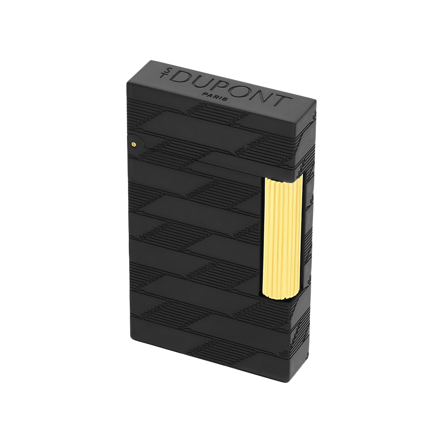 ST Dupont Ligne 2 Monogram Lighter, Ltd. Edt., Black