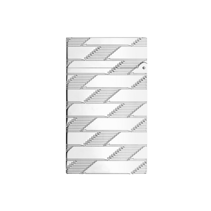 ST Dupont Lighter Ligne 2 Monogram, Palladium, Ltd. Edt., Silver