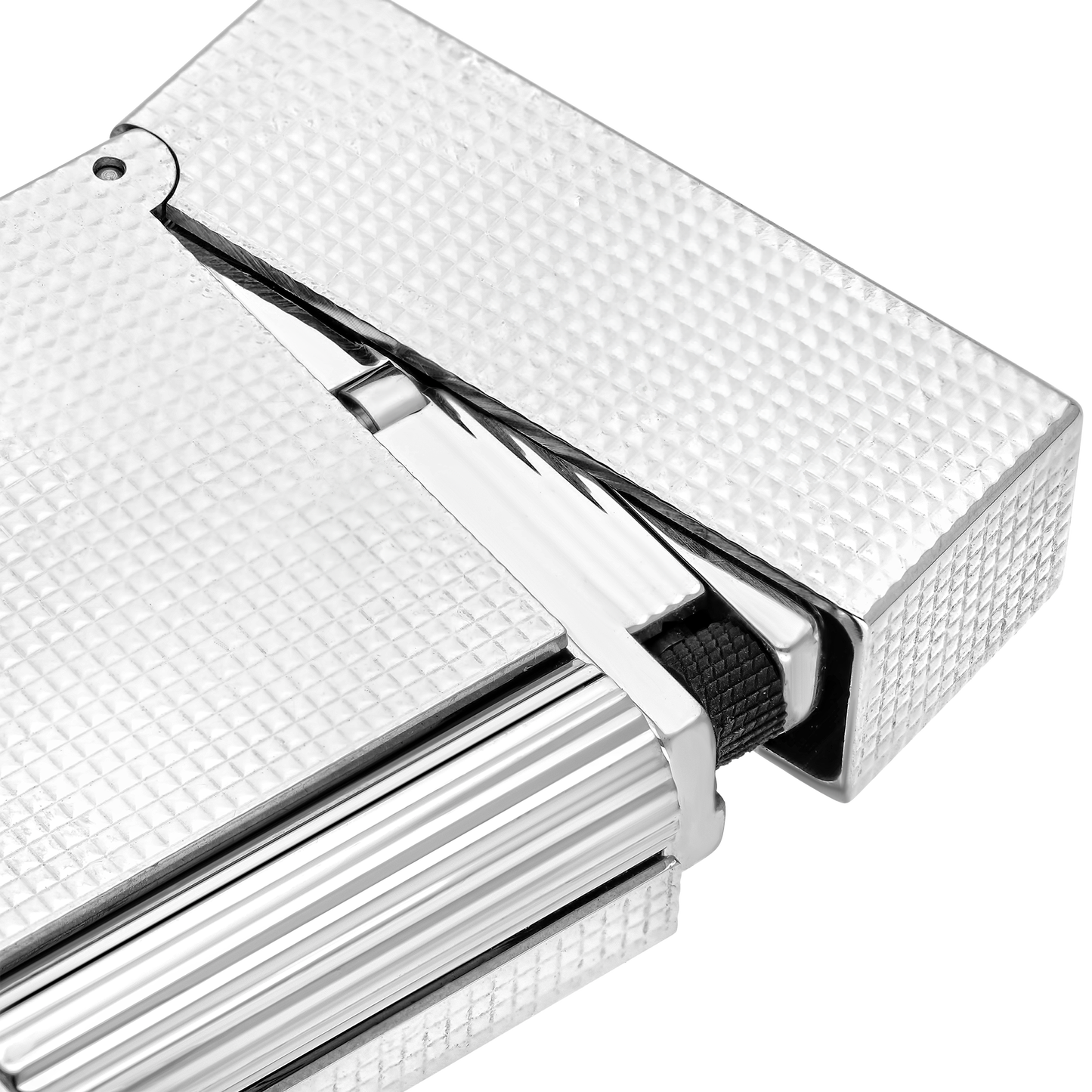 ST Dupont Lighter Ligne 2 Ligne 2, Palladium, Ltd. Edt., Silver