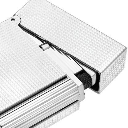 ST Dupont Lighter Ligne 2 Ligne 2, Palladium, Ltd. Edt., Silver