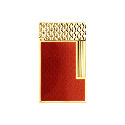 ST Dupont Feuerzeug Ligne 2 Dragon, Ltd. Edt., Burgundy