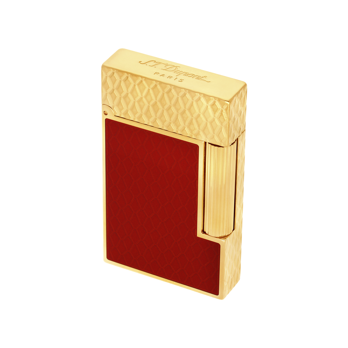 ST Dupont Feuerzeug Ligne 2 Dragon, Ltd. Edt., Burgundy